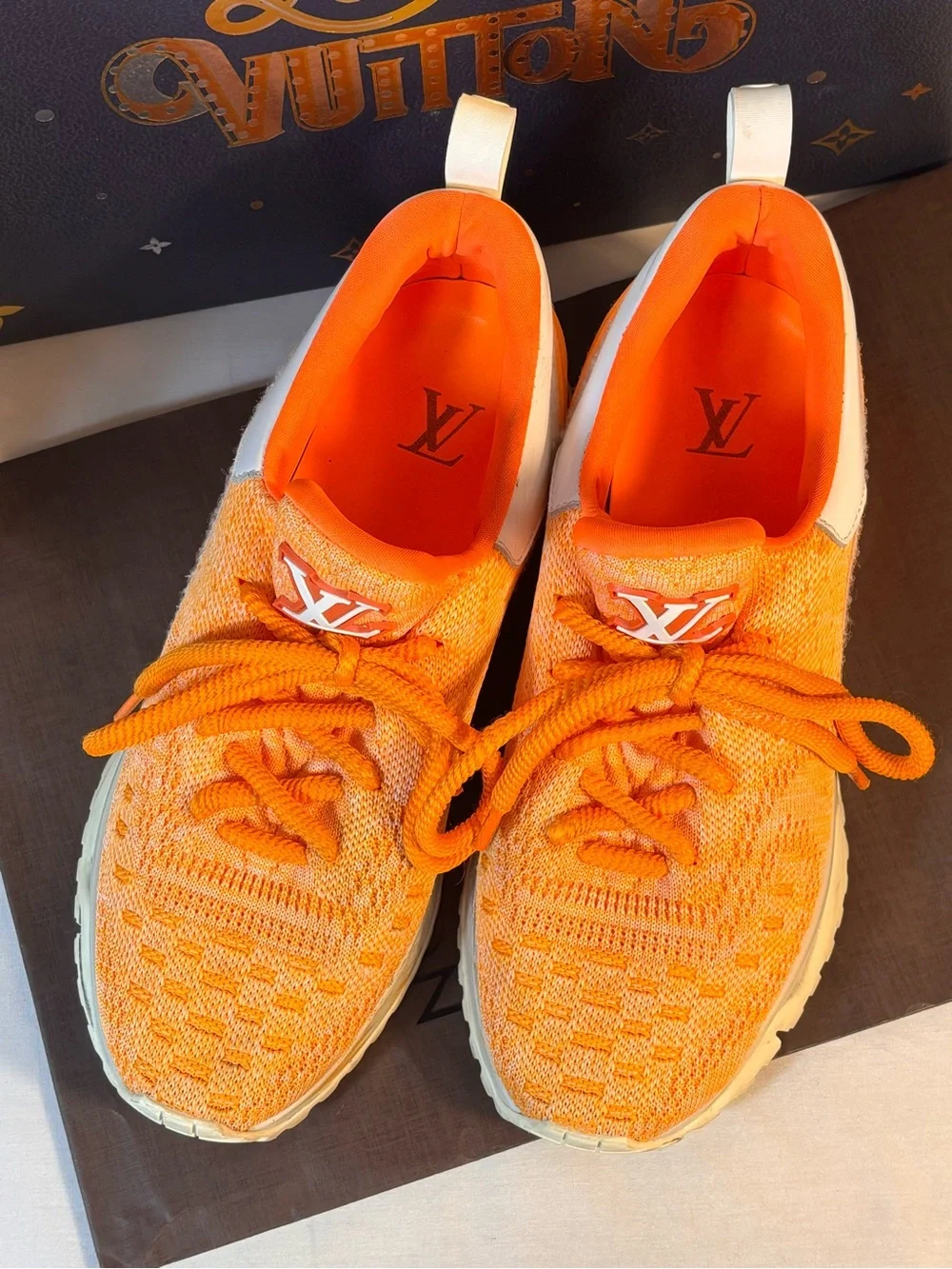 Louis Vuitton VNR Orange Sneakers
